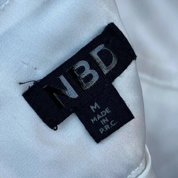 NBD Lightning White Floral Print Skater Dress M - Picture 7 of 14